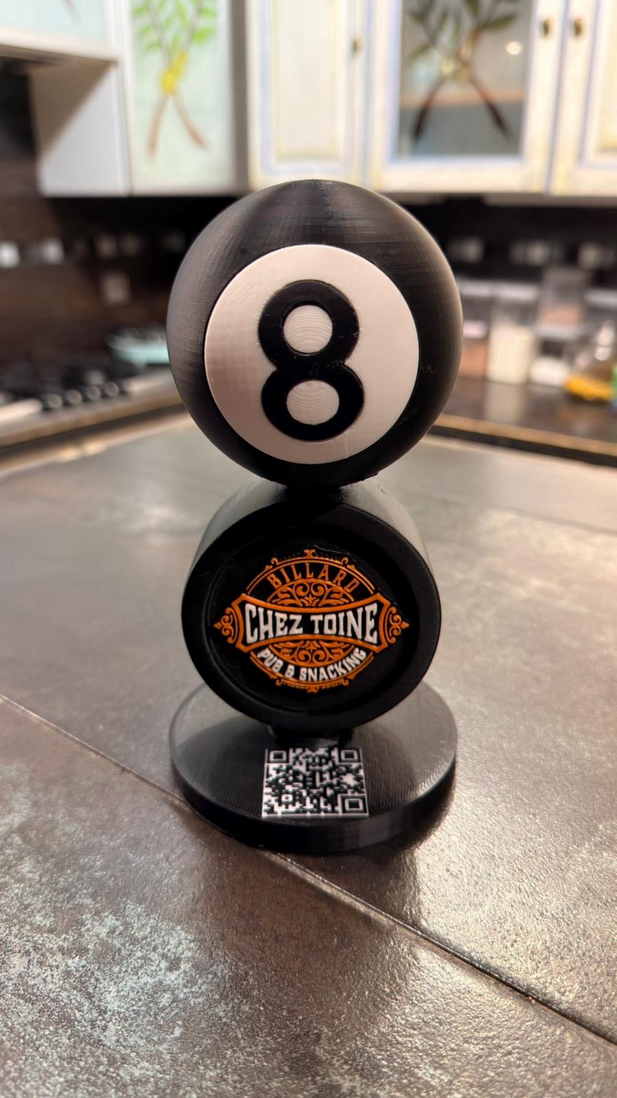 Trophée billard — vue 1